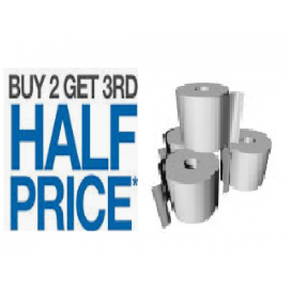 THERMAL PAPER x 3 Boxes  80X80 X 3 BOXES OF 24.  HALF PRICE OFF 3RD BOX. 